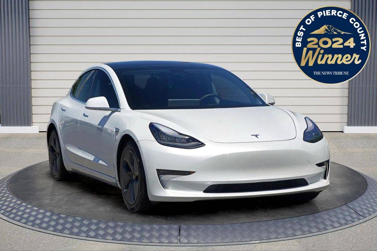 2020 Tesla Model 3 Long Range — Sedan — 42,178 mi — Tacoma, WA