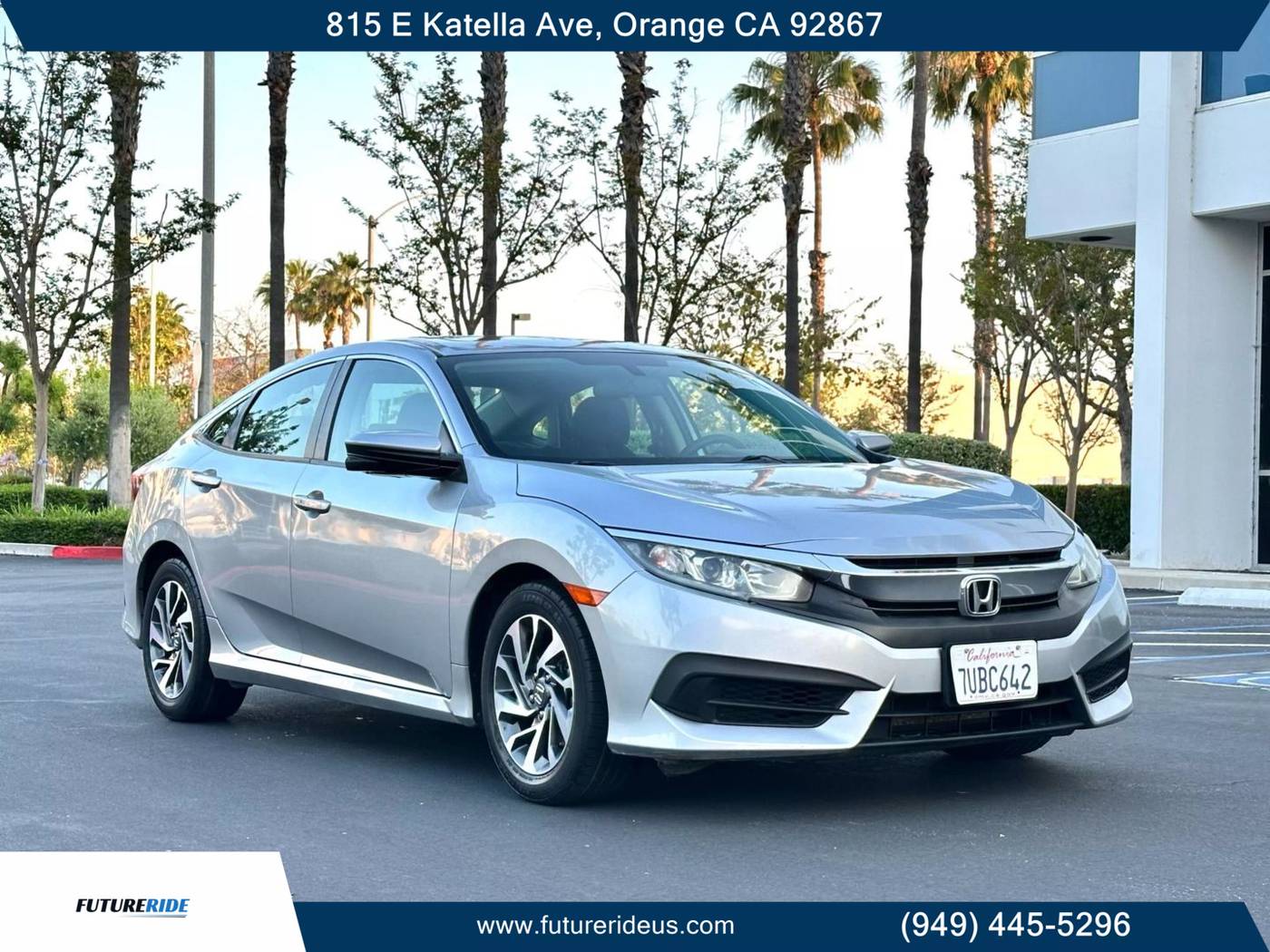 2016 Honda Civic EX — Sedan — 108,642 mi — Orange, CA