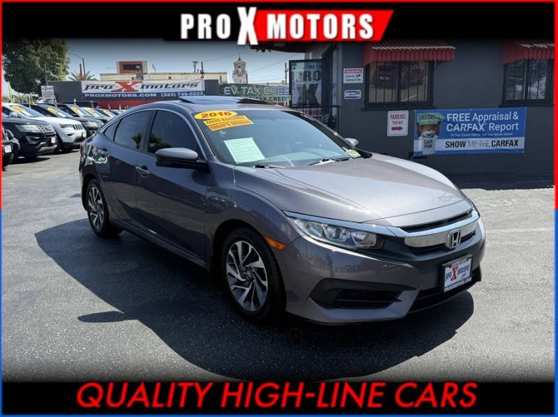 2016 Honda Civic EX — Sedan — 97,584 mi — South Gate, CA