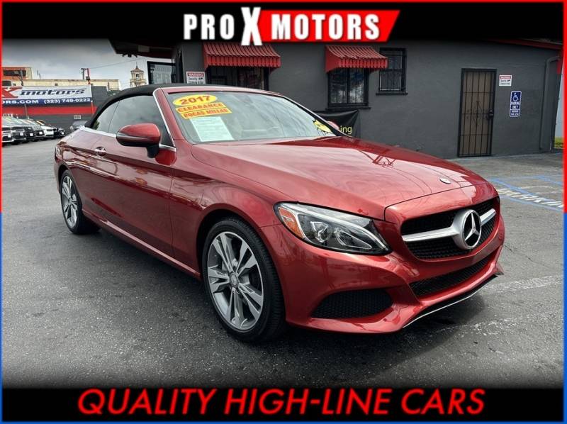 2017 Mercedes-Benz C-Class C 300 — Convertible — 53,654 mi — South Gate, CA