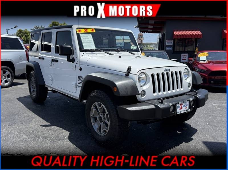 2016 Jeep Wrangler Sport — SUV — 107,960 mi — South Gate, CA