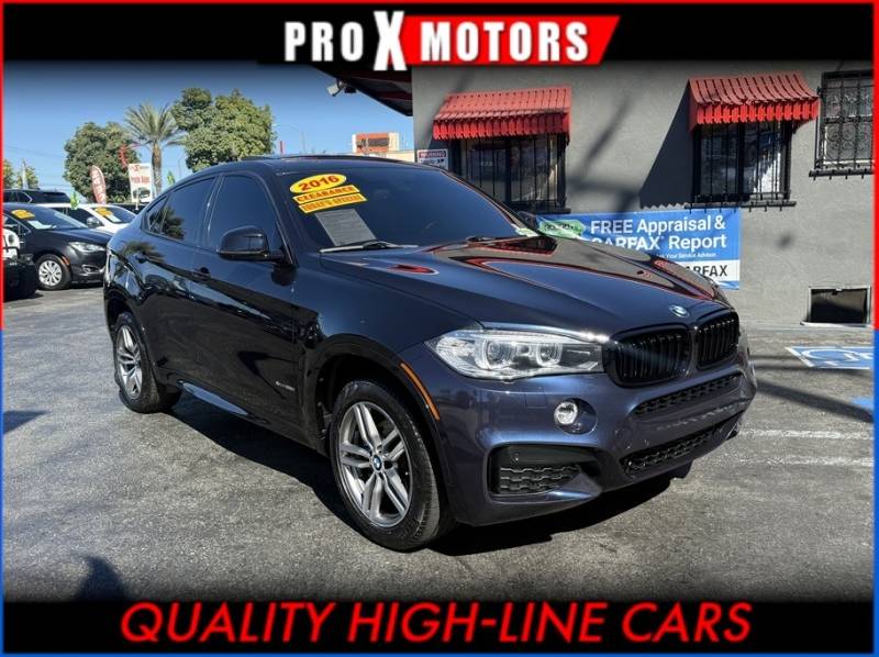 2016 BMW X6 35i — SUV — 81,936 mi — South Gate, CA