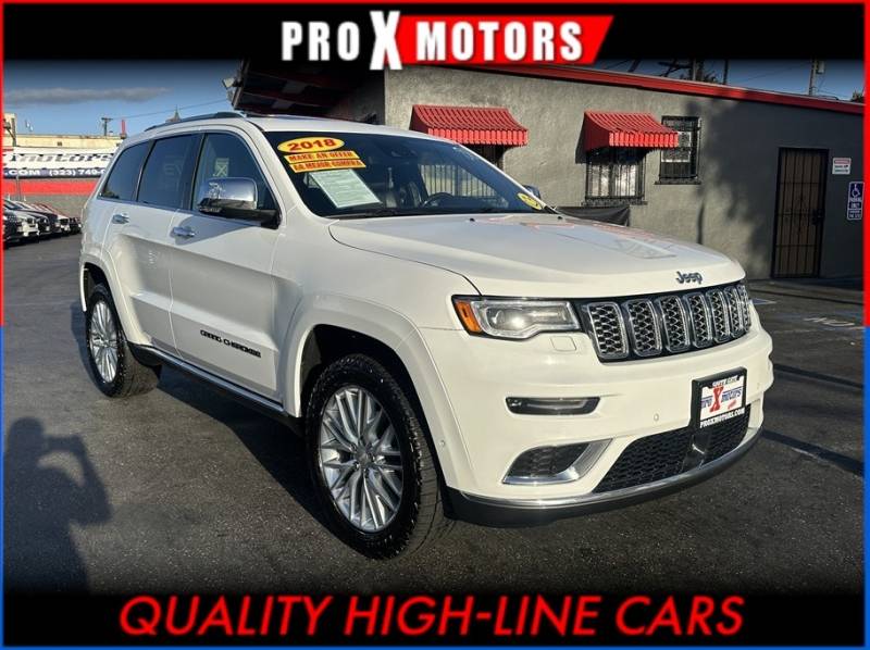 2018 Jeep Grand Cherokee Summit — SUV — 88,644 mi — South Gate, CA