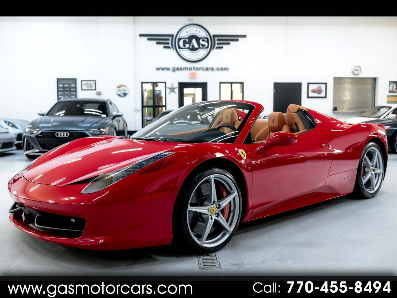 2015 Ferrari 458 Italia Spider — Convertible — 7,354 mi — Marietta, GA