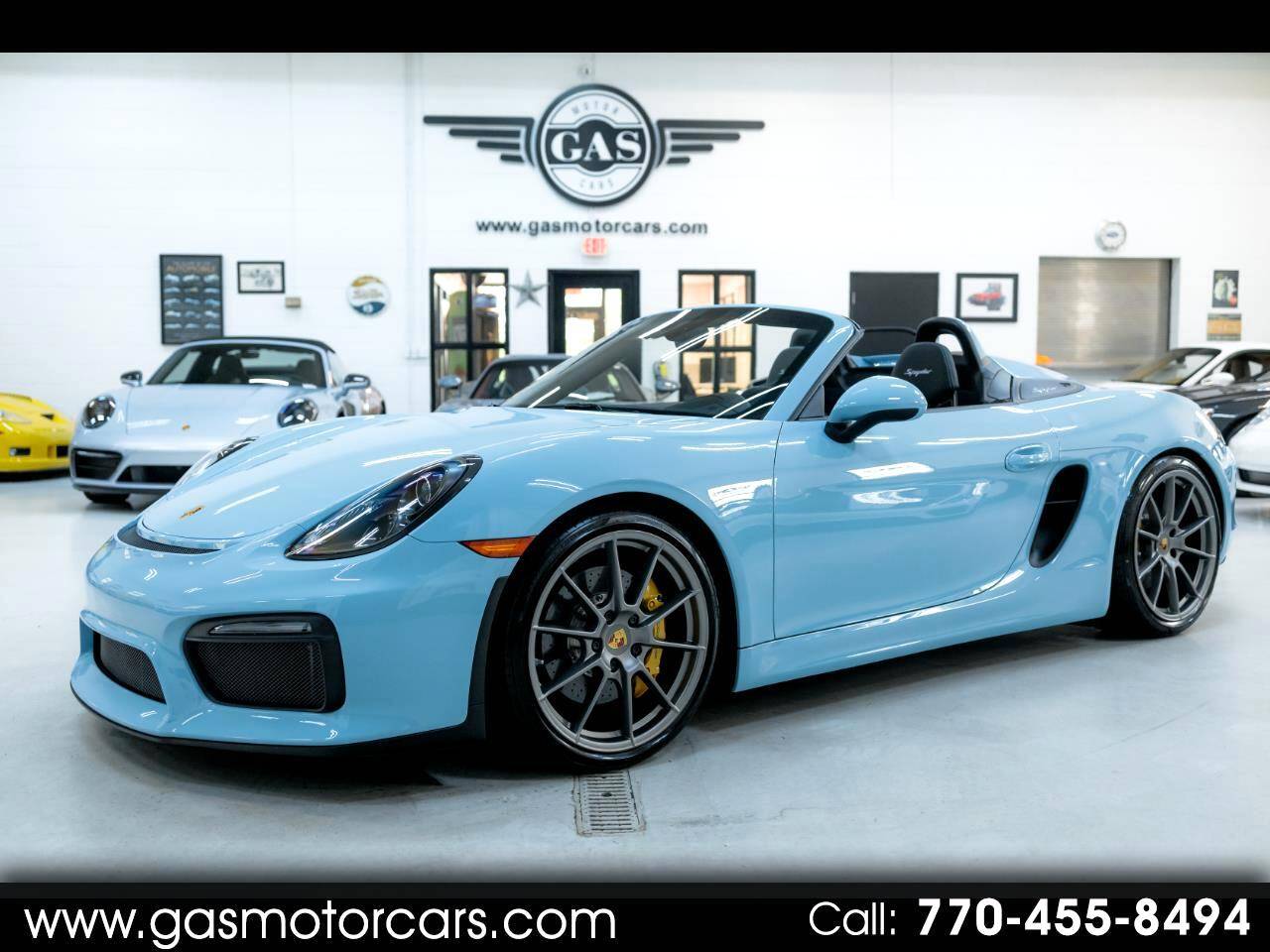 2016 Porsche Boxster Spyder — Convertible — 413 mi — Marietta, GA
