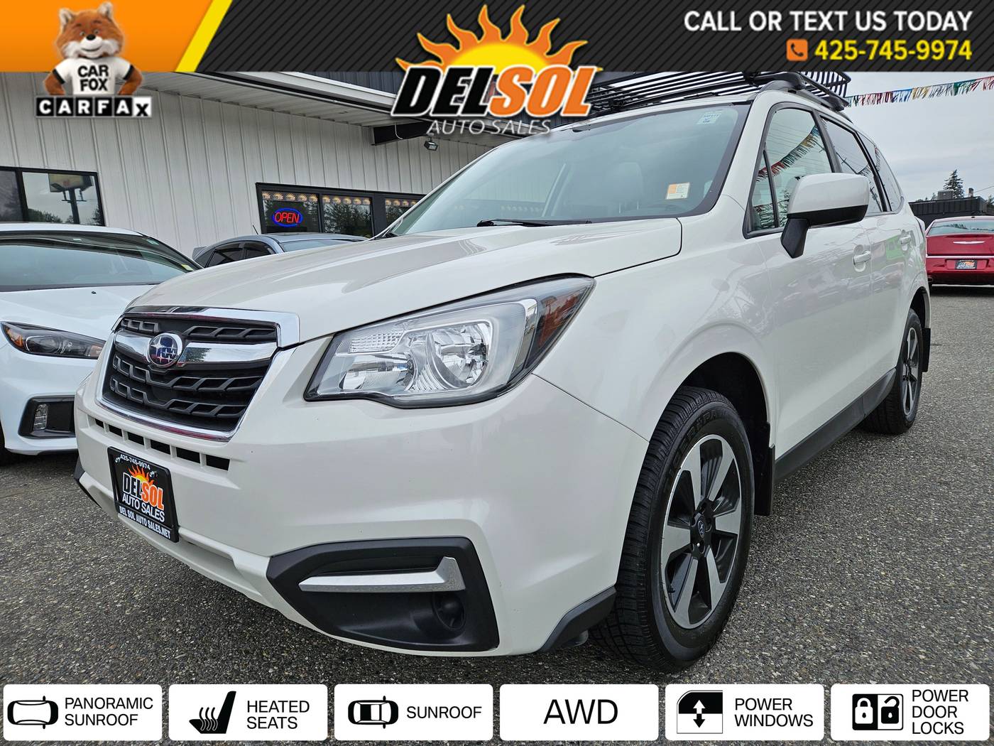 2018 Subaru Forester 2.5i Premium — SUV — 123,861 mi — Everett, WA