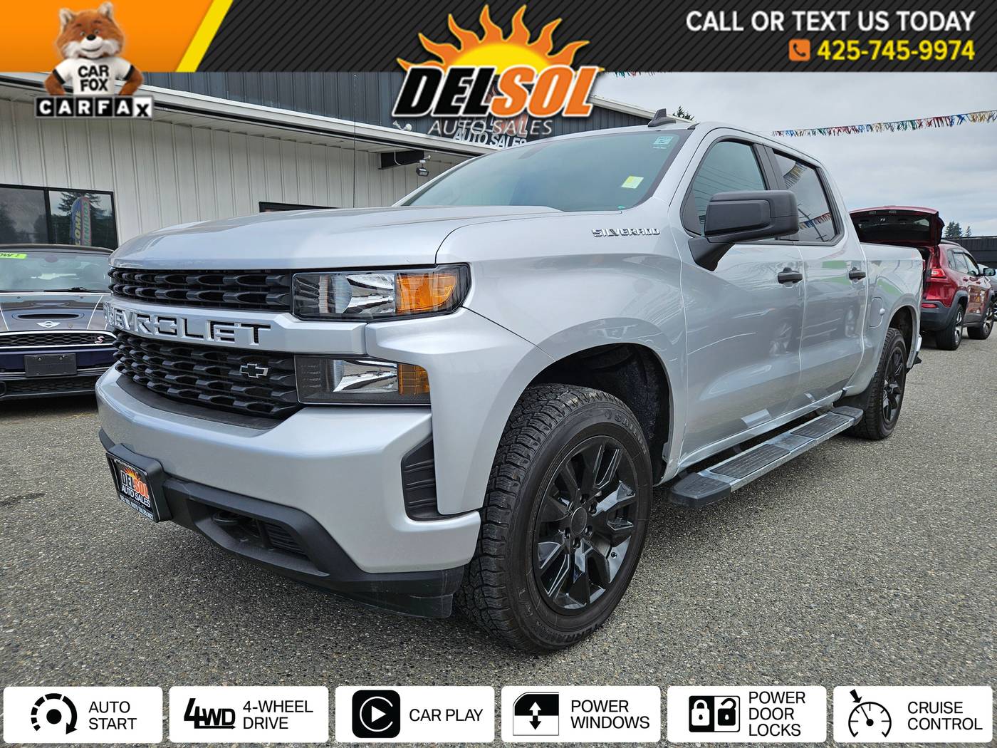 2021 Chevrolet Silverado 1500 Custom — Pickup Truck — 92,481 mi — Everett, WA