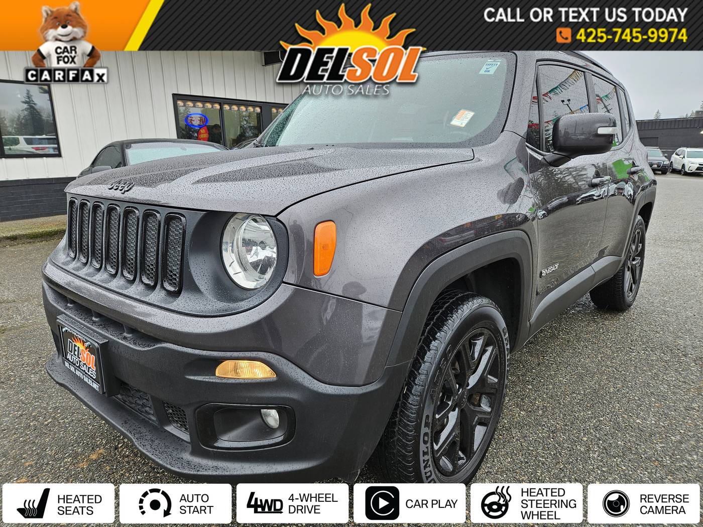 2018 Jeep Renegade Altitude — SUV — 110,033 mi — Everett, WA