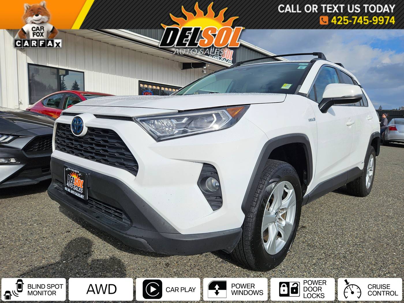 2020 Toyota RAV4 Hybrid XLE — SUV — 126,440 mi — Everett, WA