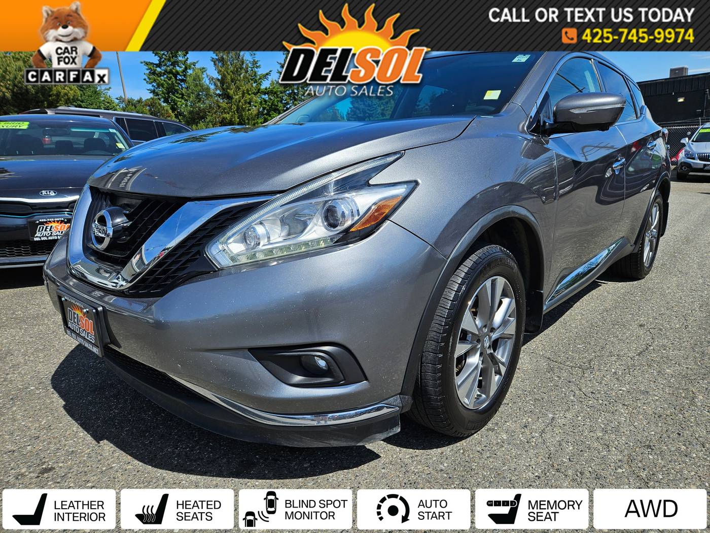 2015 Nissan Murano SL — SUV — 106,635 mi — Everett, WA