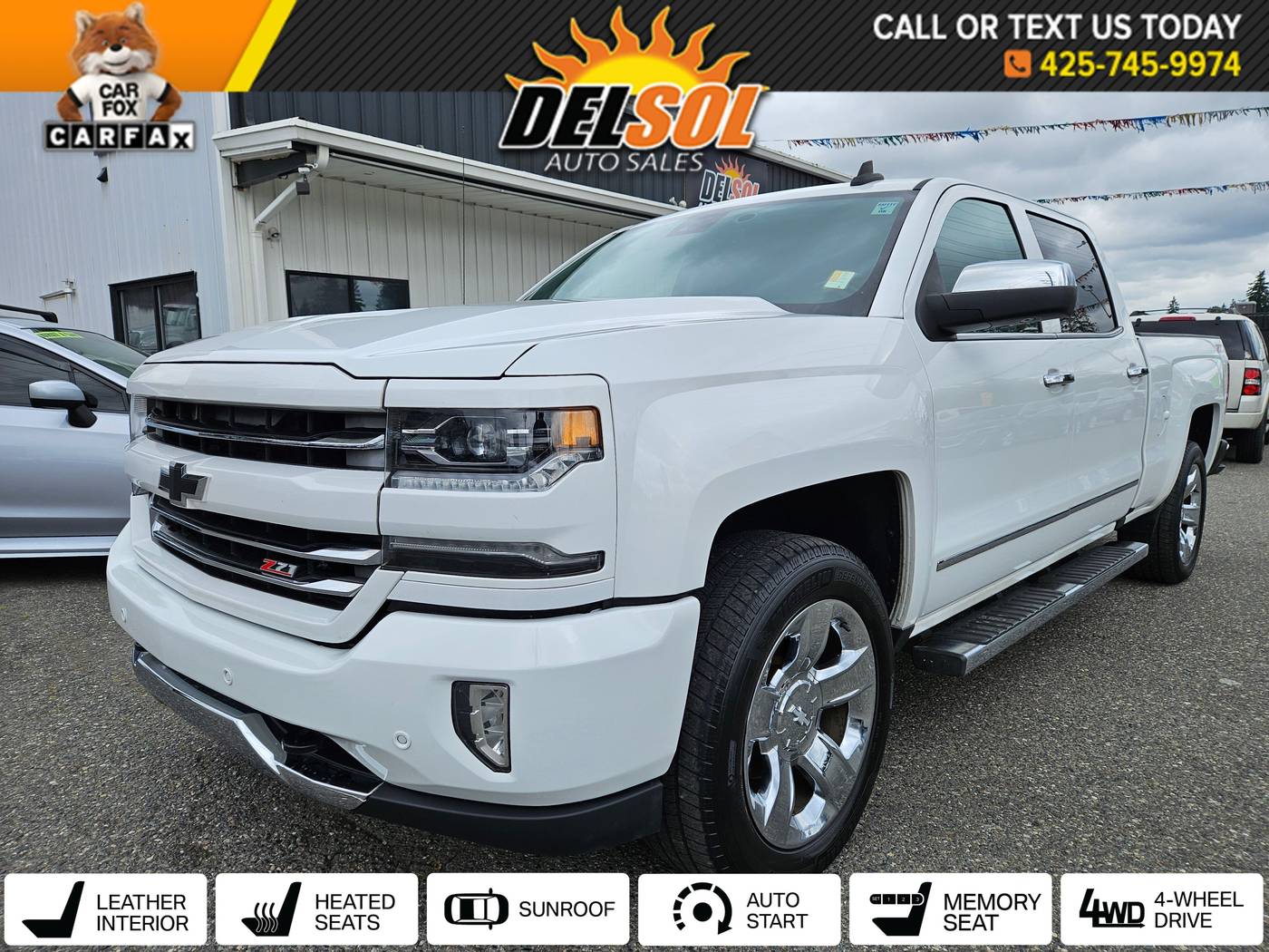 2016 Chevrolet Silverado 1500 LTZ — Pickup Truck — 132,636 mi — Everett, WA