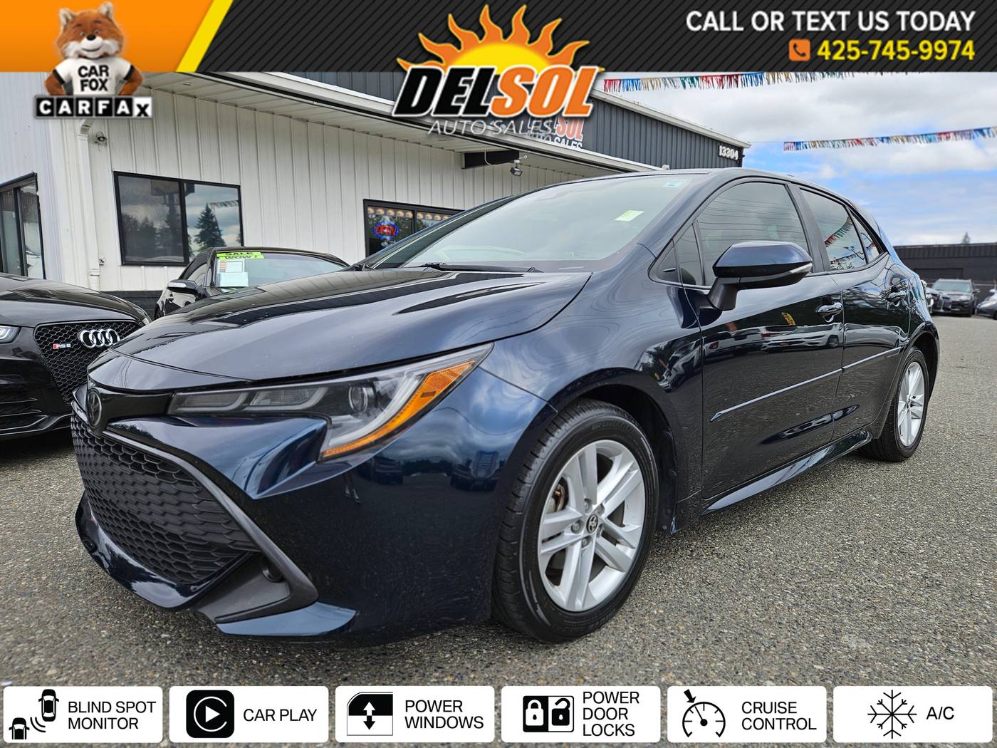 2019 Toyota Corolla Hatchback SE — Hatchback — 140,362 mi — Everett, WA