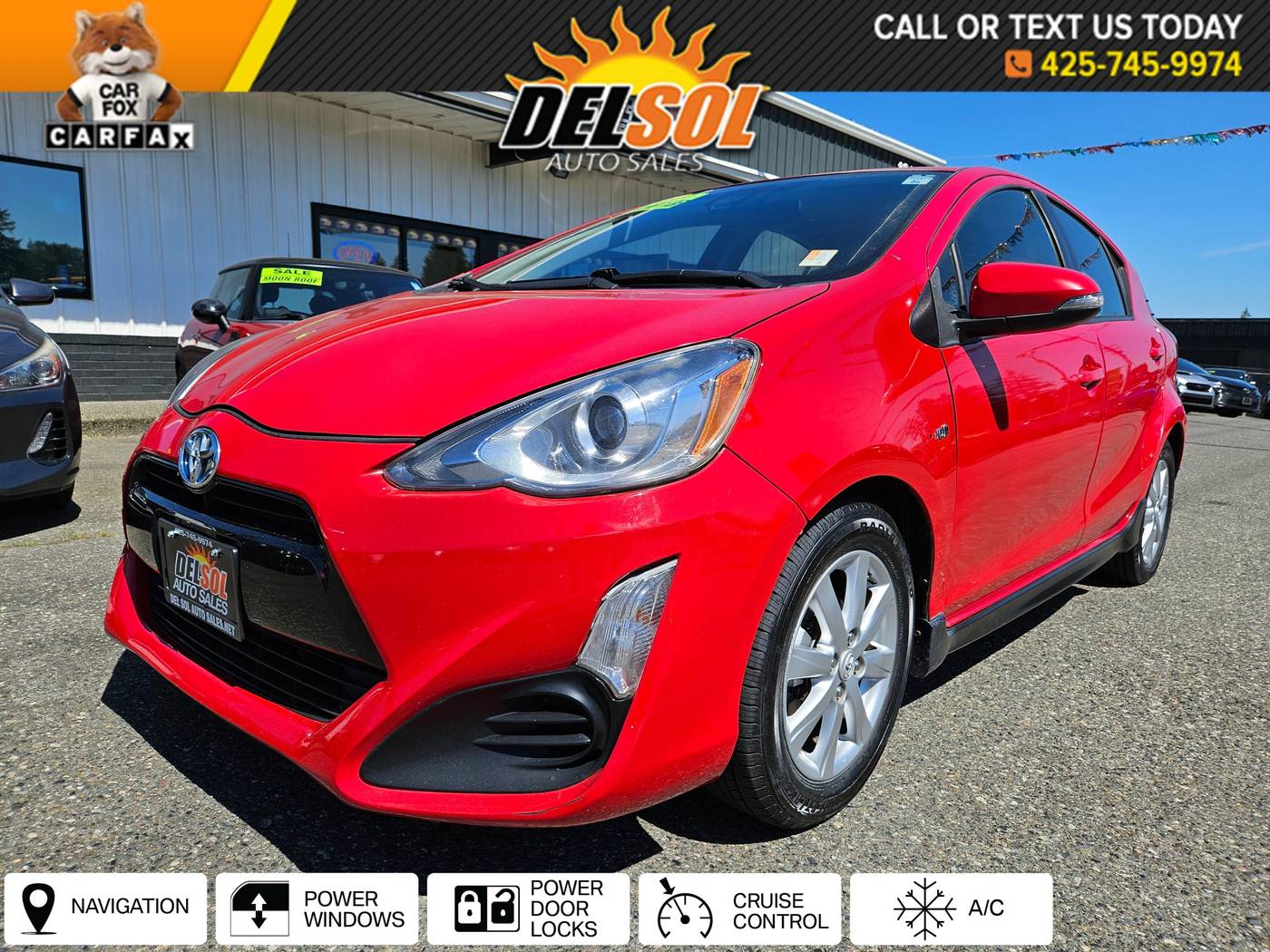 2017 Toyota Prius c Three — Hatchback — 213,783 mi — Everett, WA