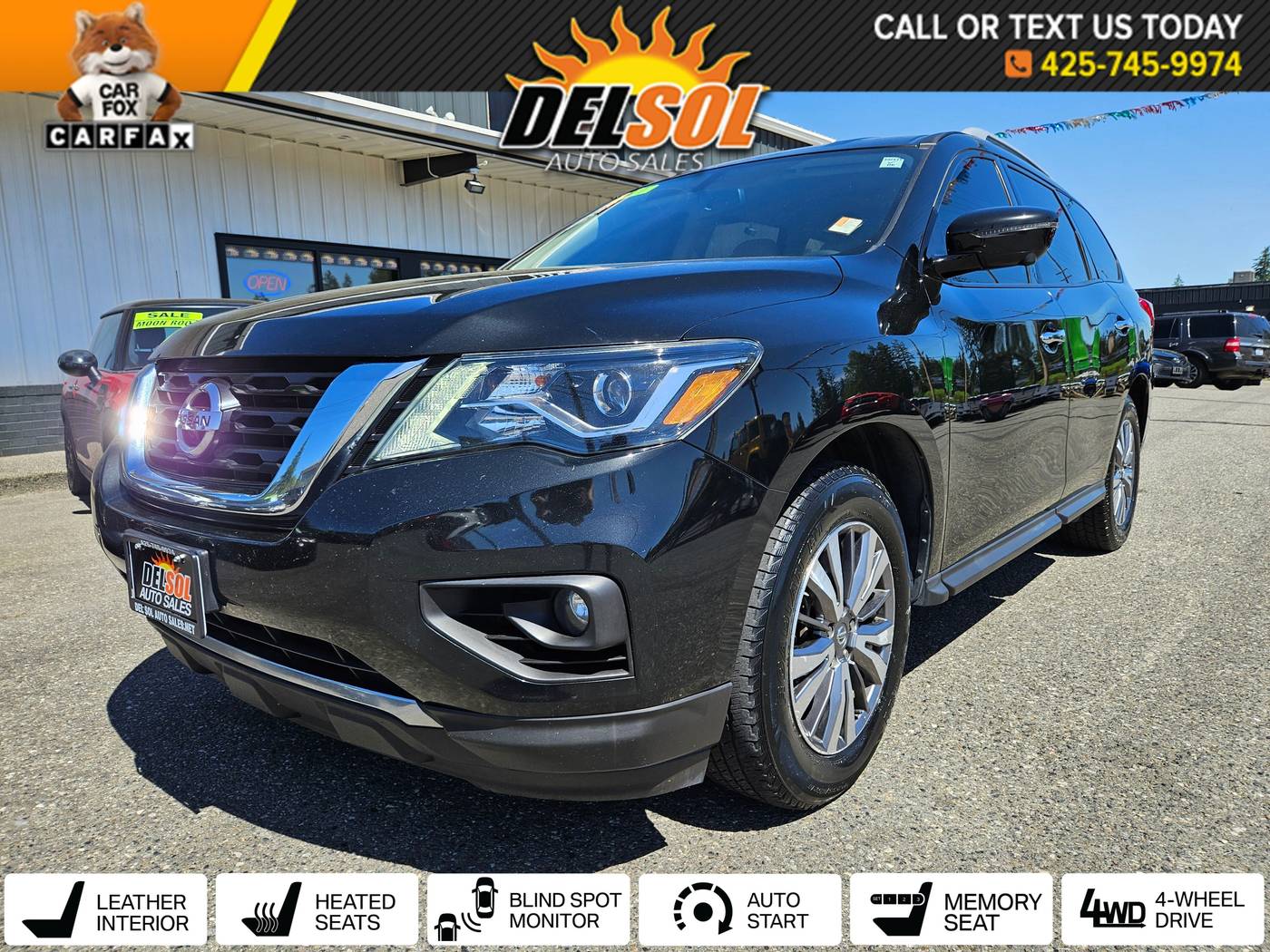 2019 Nissan Pathfinder SL — SUV — 127,657 mi — Everett, WA