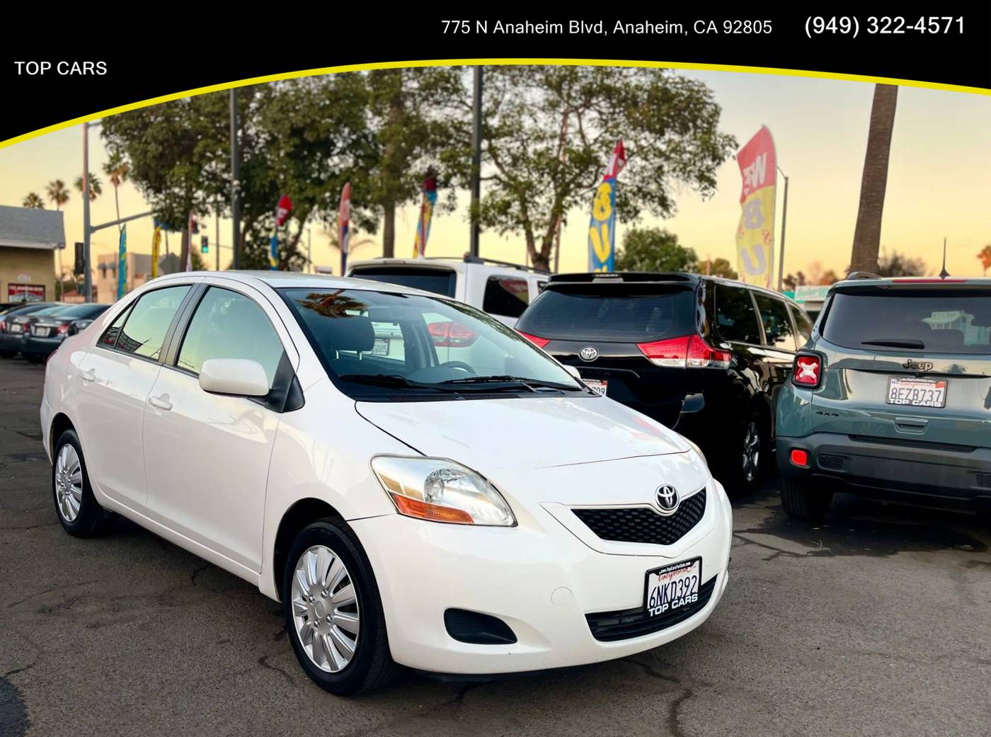 2010 Toyota Yaris Base — Sedan — 107,271 mi — Orange, CA