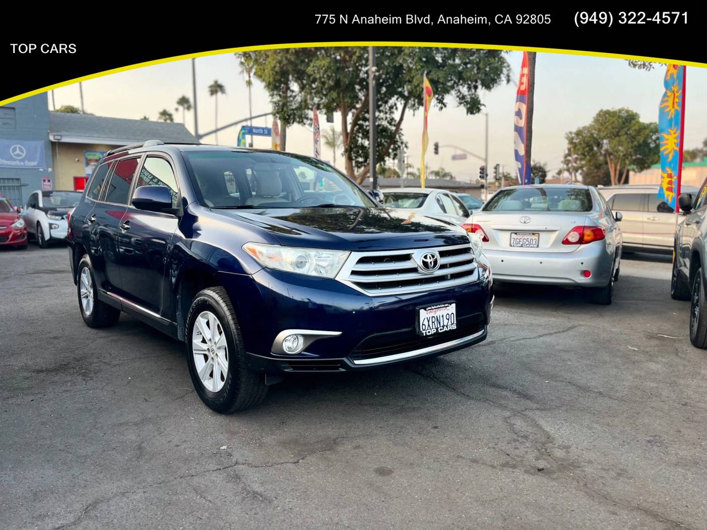2012 Toyota Highlander Base — SUV — 126,894 mi — Orange, CA