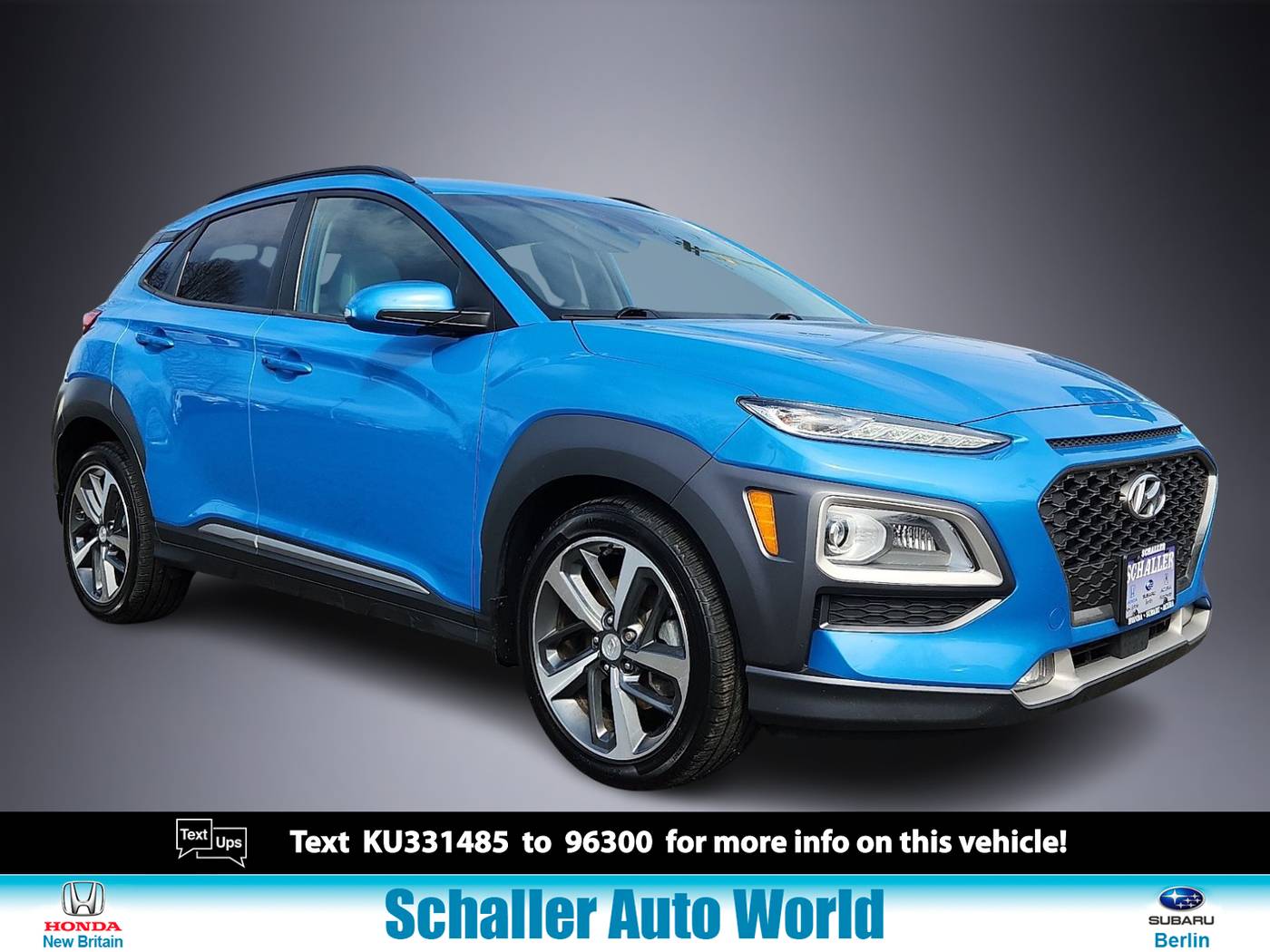 2019 Hyundai Kona Ultimate — SUV — 81,361 mi — BERLIN, CT