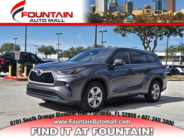 2023 Toyota Highlander LE — SUV — 27,821 mi — Orlando, FL