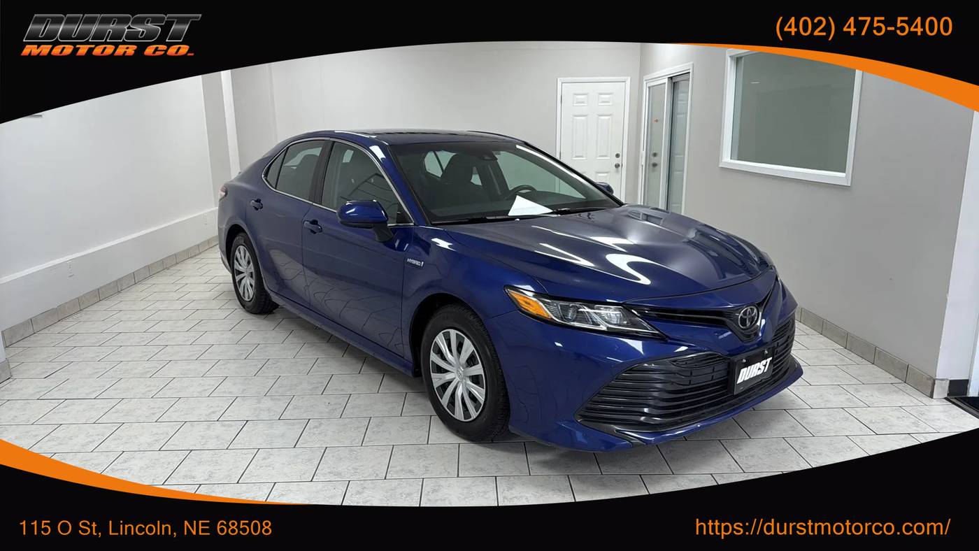 2018 Toyota Camry Hybrid LE — Sedan — 113,958 mi — Lincoln, NE