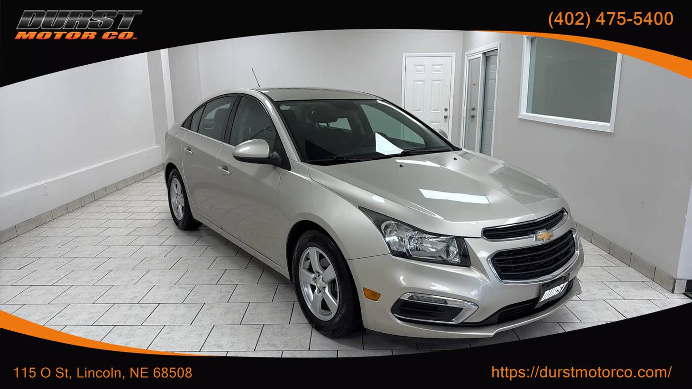 2015 Chevrolet Cruze 1LT — Sedan — 85,502 mi — Lincoln, NE