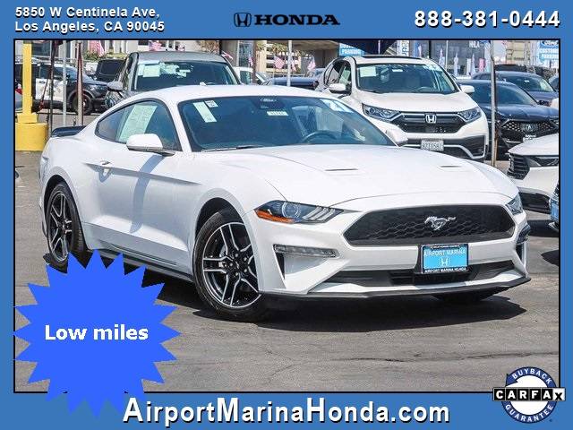 2021 Ford Mustang EcoBoost — Coupe — 18,505 mi — Los Angeles, CA