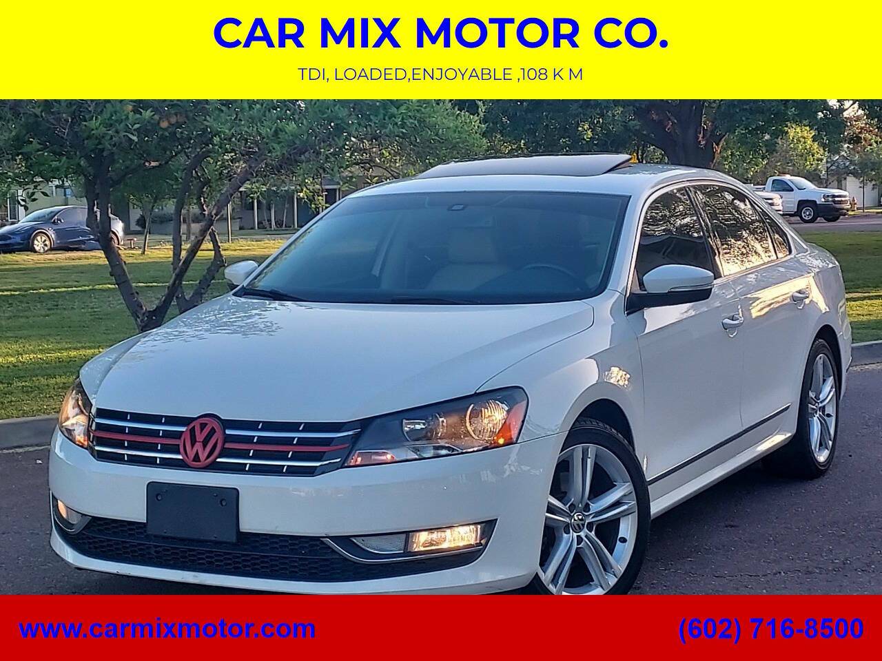 2014 Volkswagen Passat TDI SEL Premium — Sedan — 110,414 mi — Phoenix, AZ