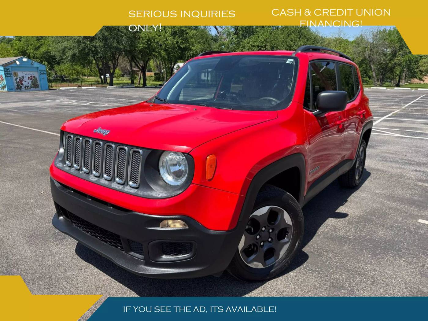2018 Jeep Renegade Sport — SUV — 188,096 mi — Arlington, TX