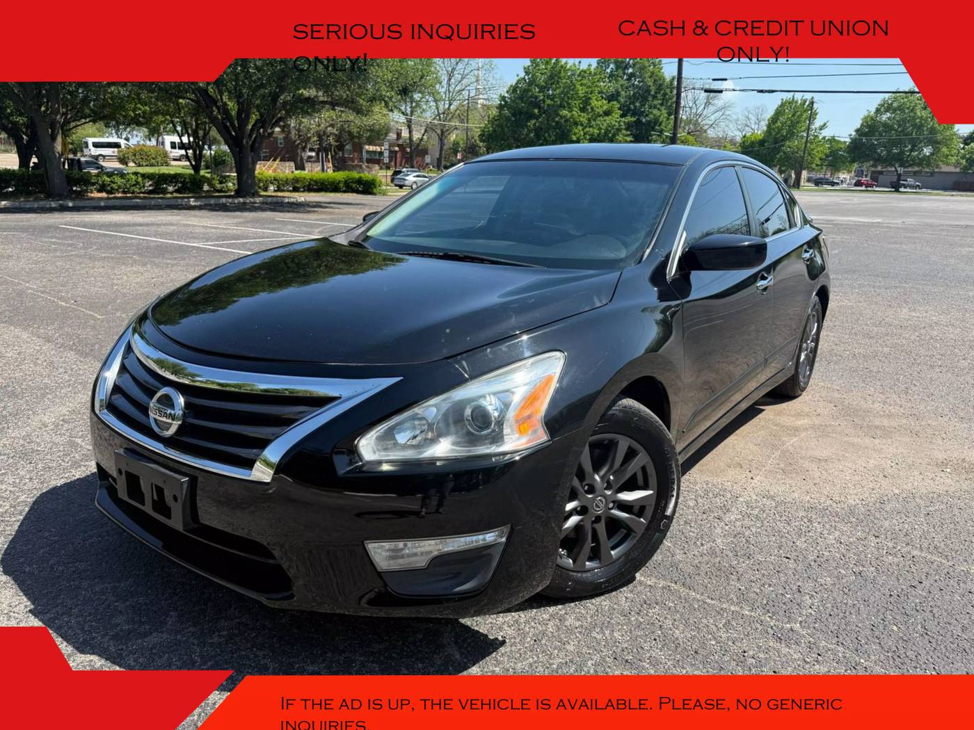 2015 Nissan Altima 2.5 S — Sedan — 109,398 mi — Arlington, TX