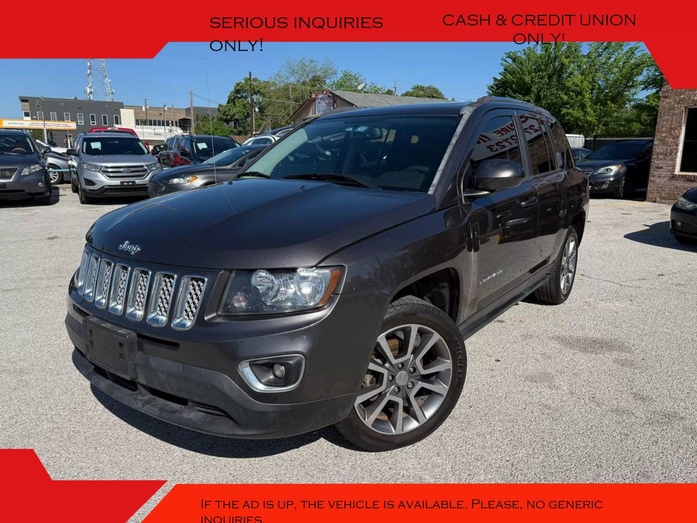 2016 Jeep Compass High Altitude — SUV — 92,047 mi — Arlington, TX