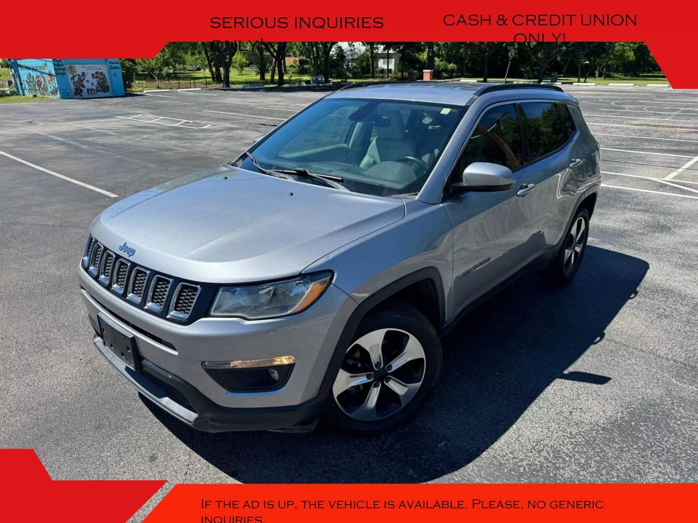 2017 Jeep Compass Latitude — SUV — 122,101 mi — Arlington, TX