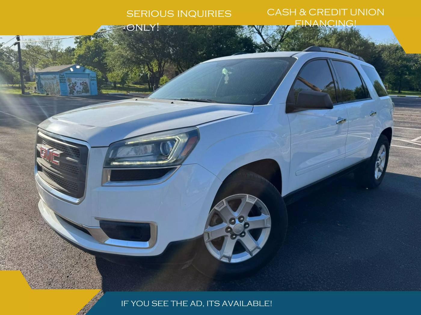 2016 GMC Acadia SLE — SUV — 136,500 mi — Arlington, TX