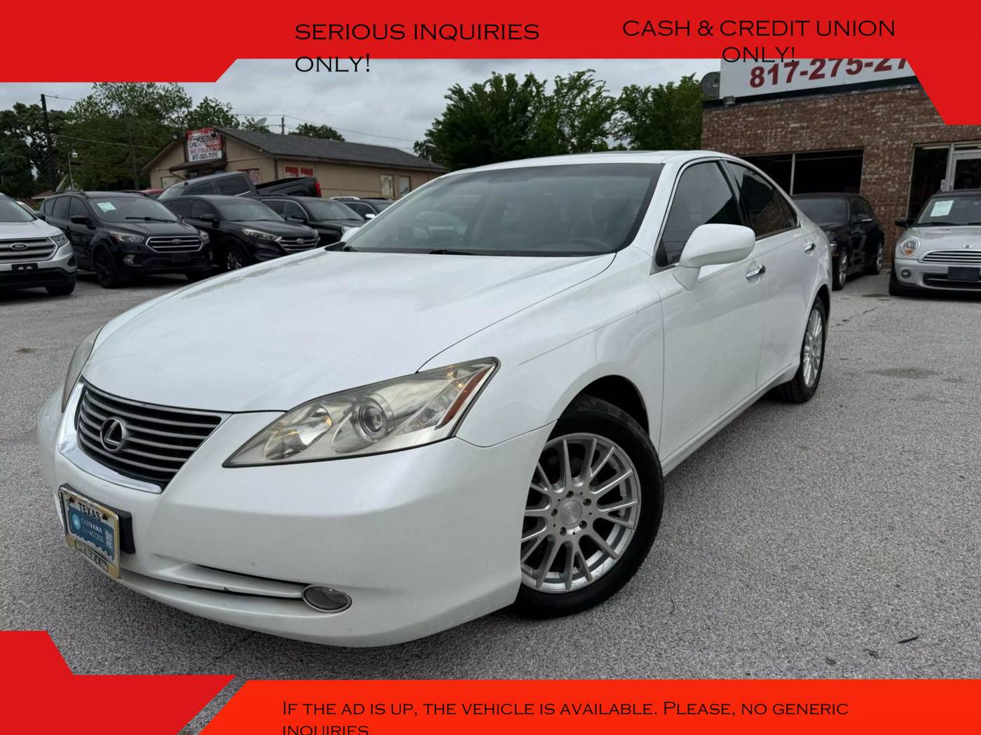 2008 Lexus ES ES 350 — Sedan — 129,838 mi — Arlington, TX