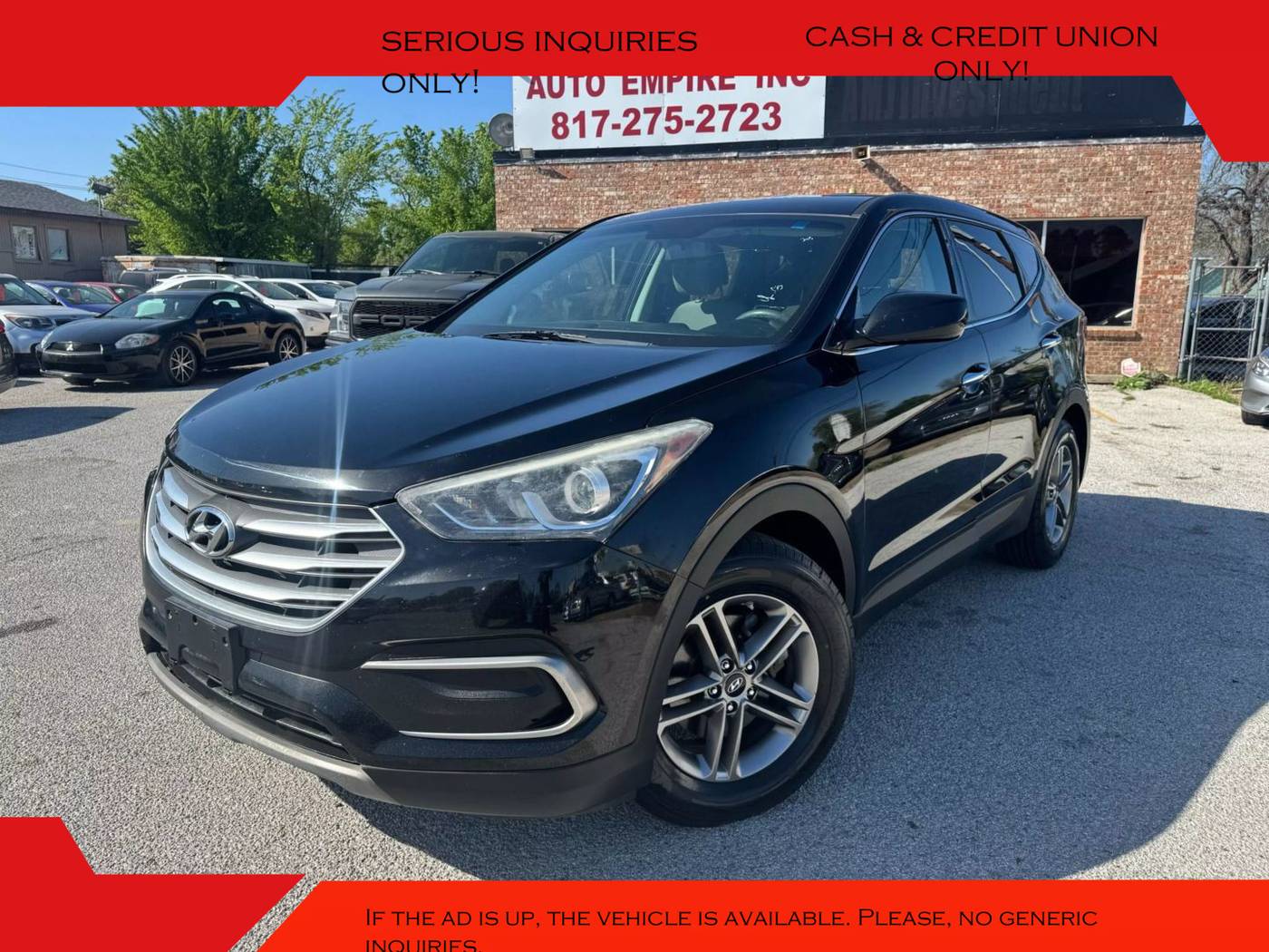 2018 Hyundai Santa Fe Sport Base — SUV — 126,869 mi — Arlington, TX