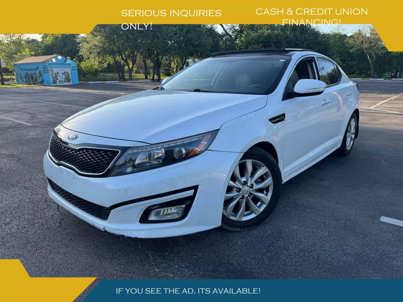 2015 Kia Optima EX — Sedan — 112,214 mi — Arlington, TX