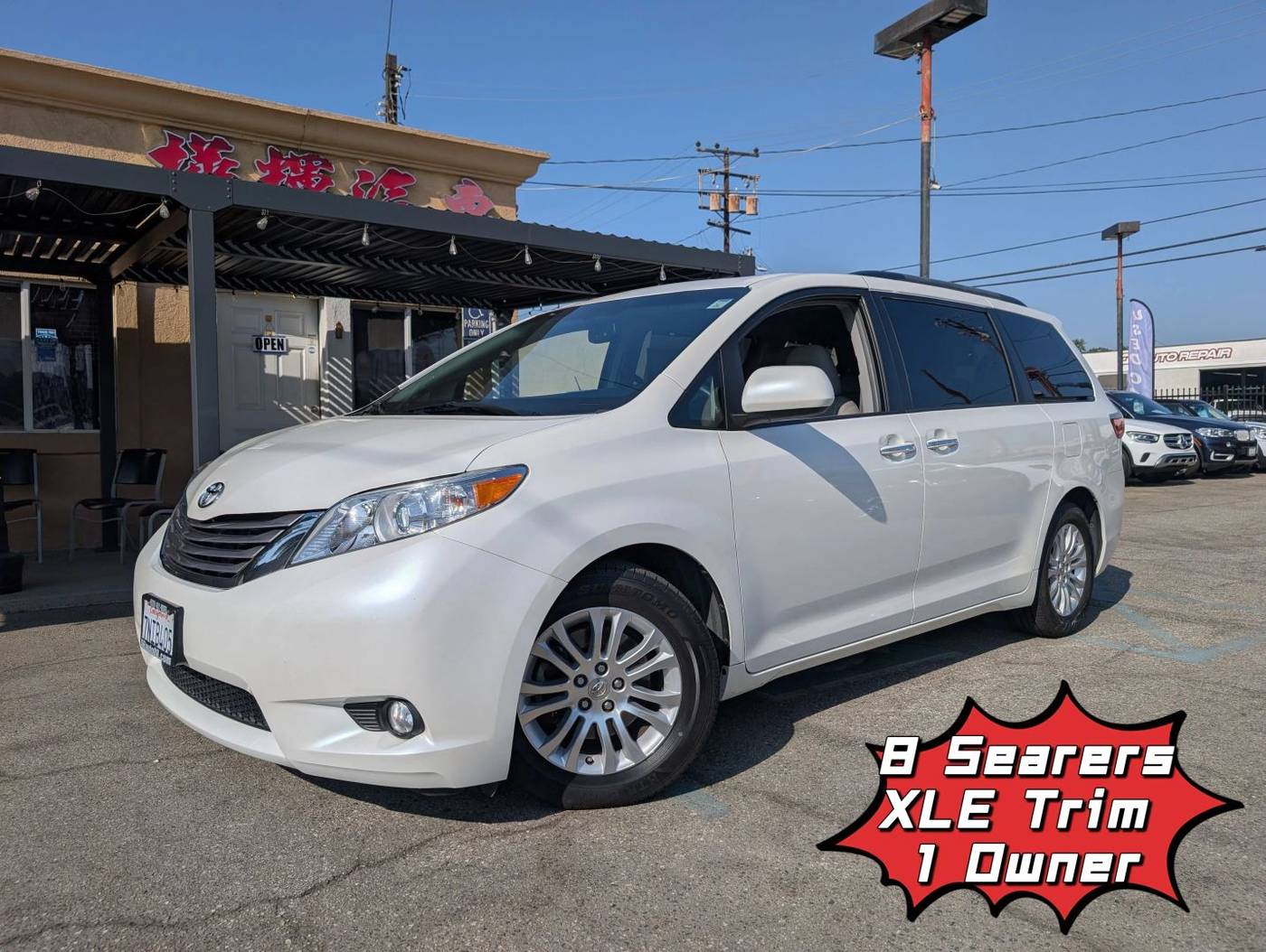 2015 Toyota Sienna XLE — Minivan — 92,690 mi — EL MONTE, CA