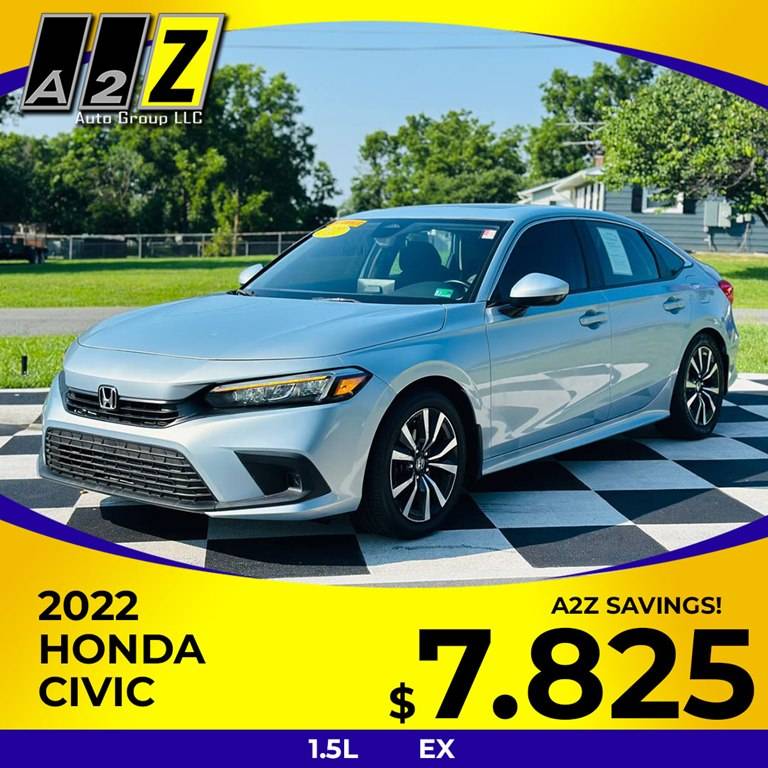 2022 Honda Civic EX — Sedan — 53,048 mi — Winchester, VA