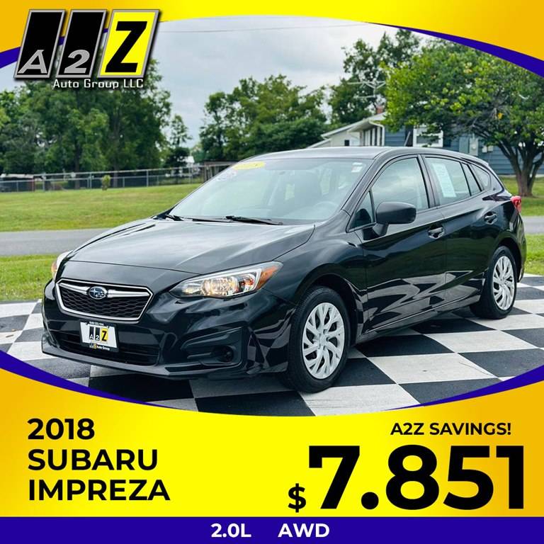 2018 Subaru Impreza 2.0i — Hatchback — 95,528 mi — Winchester, VA