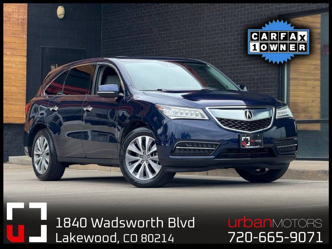 2016 Acura MDX Technology Package — SUV — 108,495 mi — Lakewood, CO