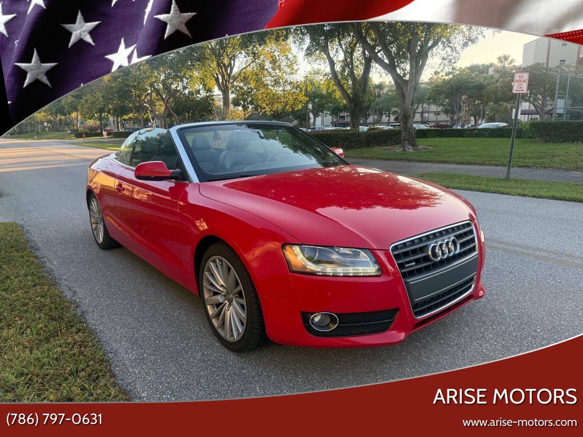 2010 Audi A5 Premium Plus — Convertible — 94,900 mi — Pompano Beach, FL