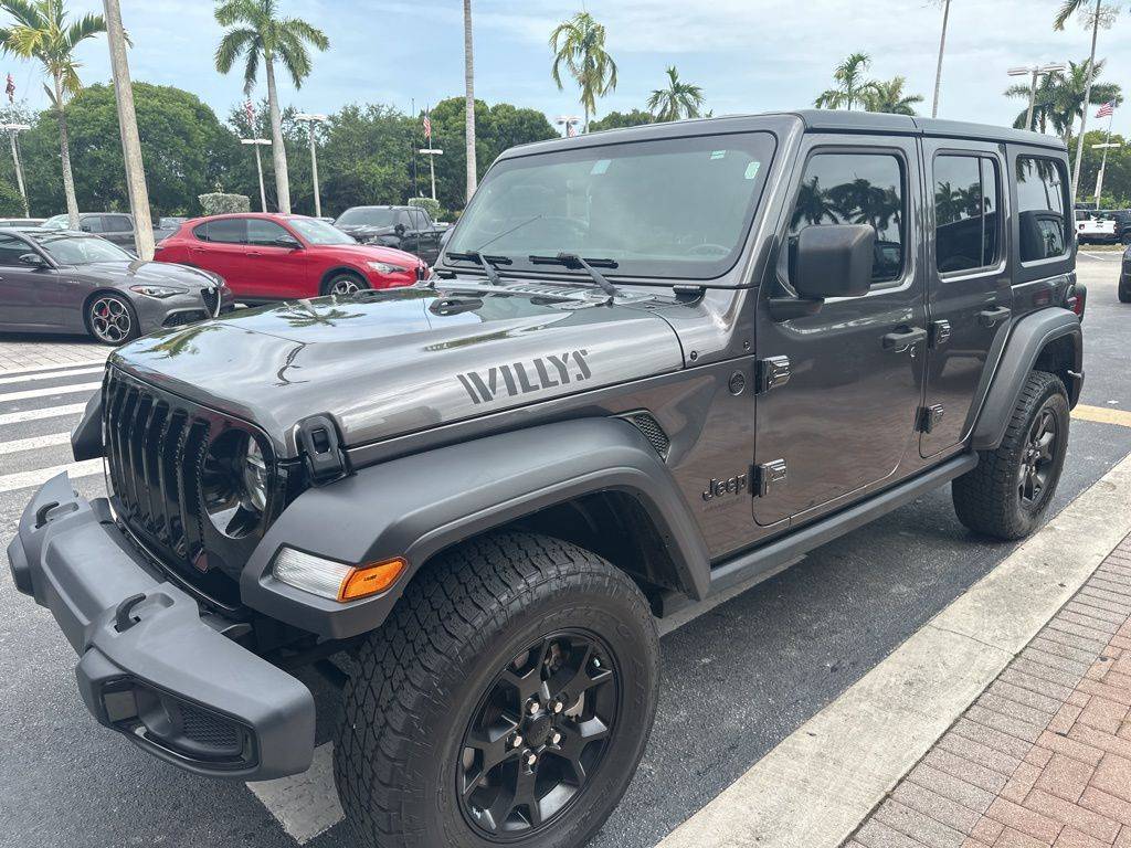 2021 Jeep Wrangler Willys — SUV — 70,552 mi — Doral, FL