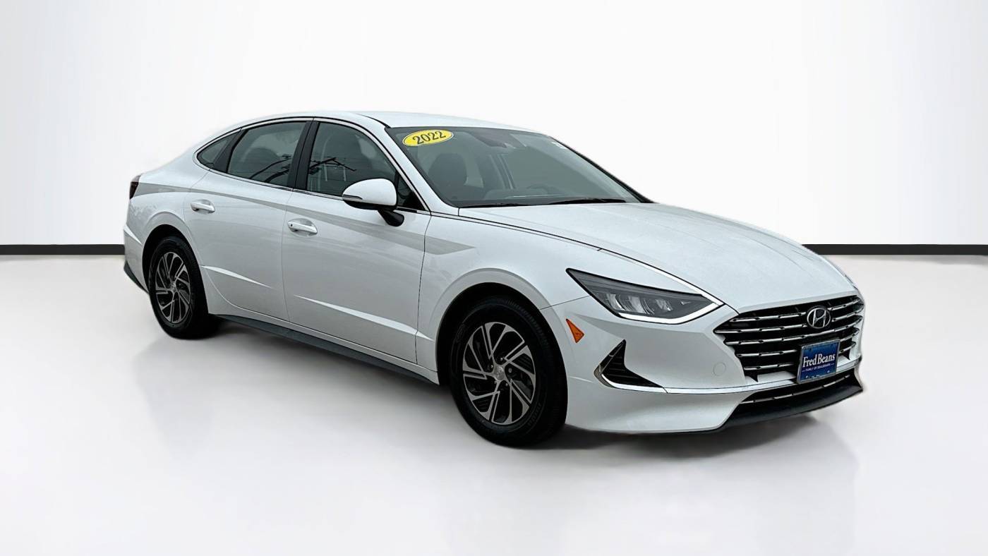 2022 Hyundai Sonata Hybrid Blue — Sedan — 25,801 mi — Roslyn, PA