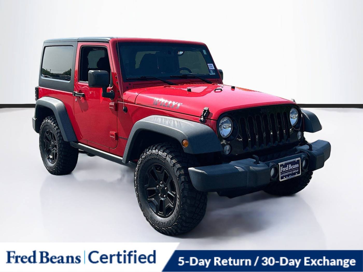 2017 Jeep Wrangler Willys Wheeler — SUV — 56,577 mi — Washington, NJ