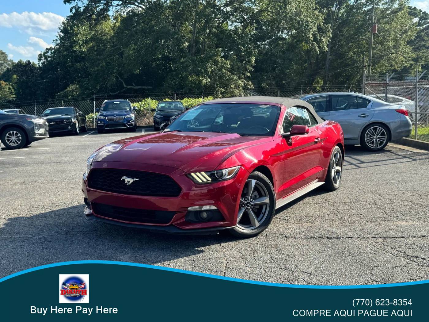 2016 Ford Mustang V6 — Convertible — 120,560 mi — Duluth, GA