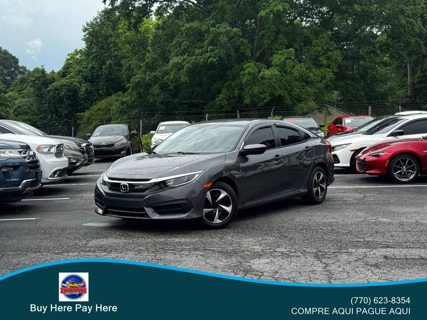 2018 Honda Civic LX — Sedan — 96,174 mi — Duluth, GA