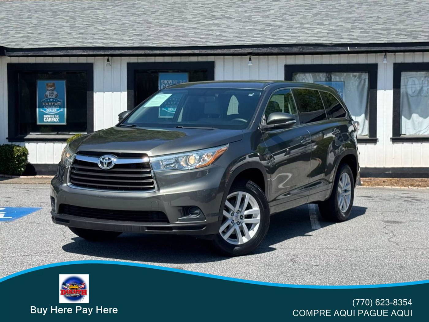 2015 Toyota Highlander LE — SUV — 156,963 mi — Duluth, GA