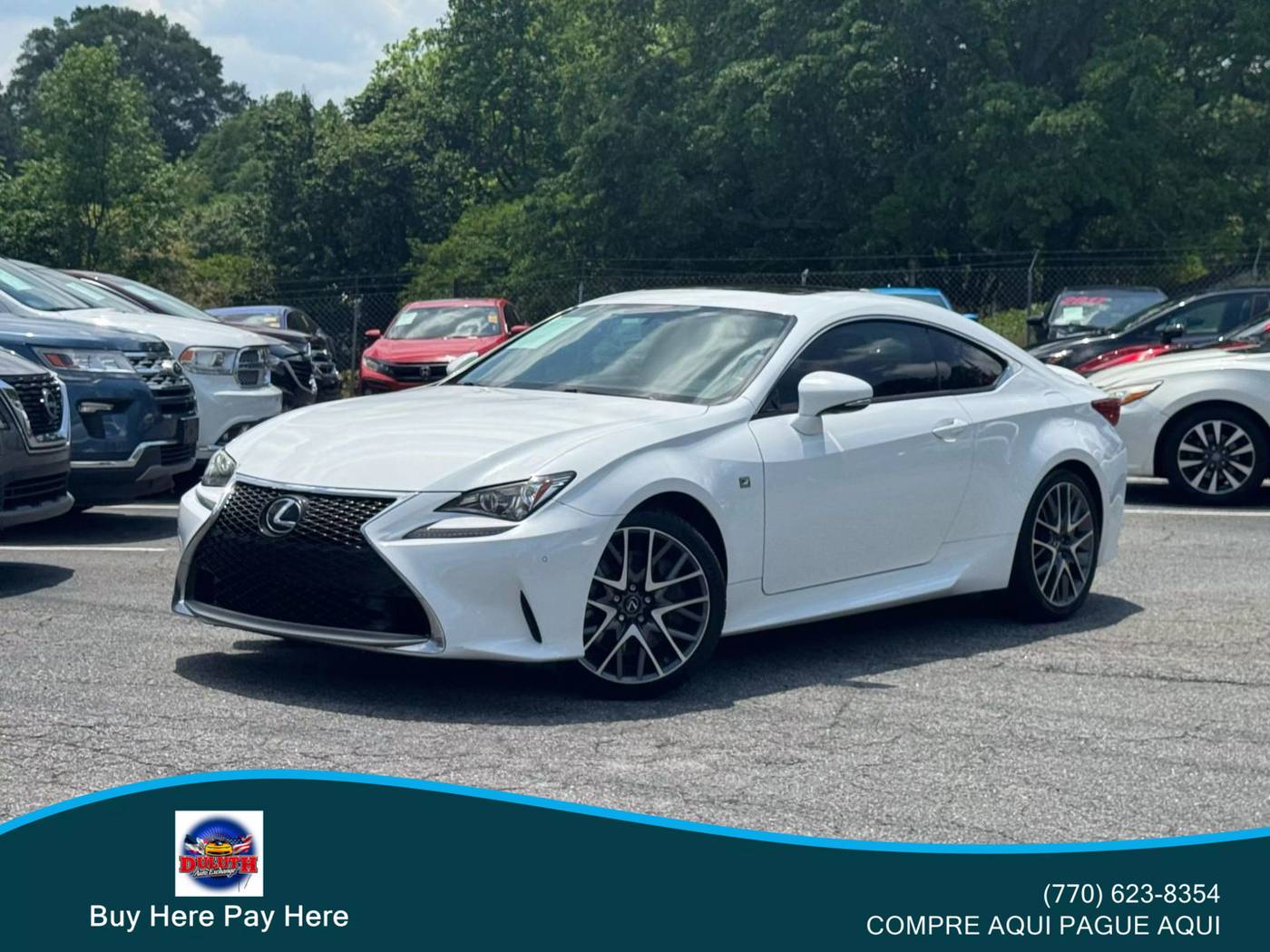2016 Lexus RC RC 200t — Coupe — 119,395 mi — Duluth, GA