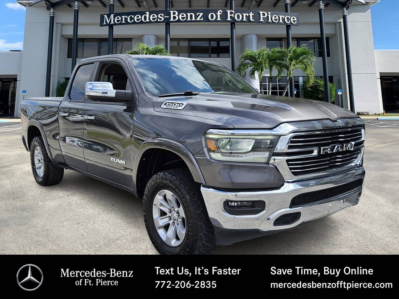 2020 Ram 1500 Laramie — Pickup Truck — 94,826 mi — Fort Pierce, FL