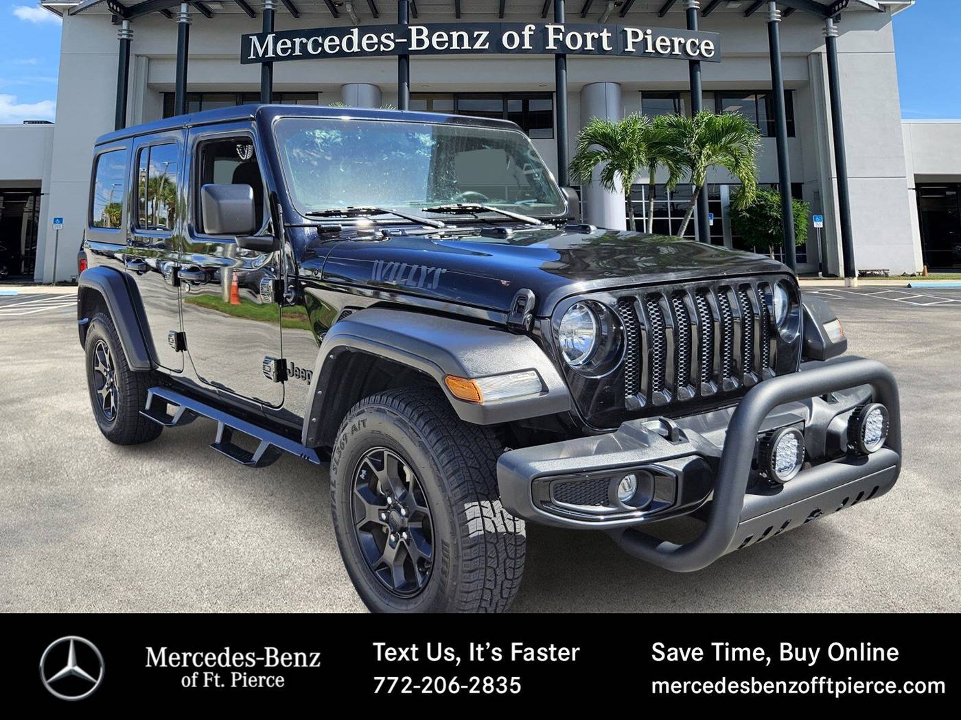 2021 Jeep Wrangler Willys Sport — SUV — 45,265 mi — Fort Pierce, FL