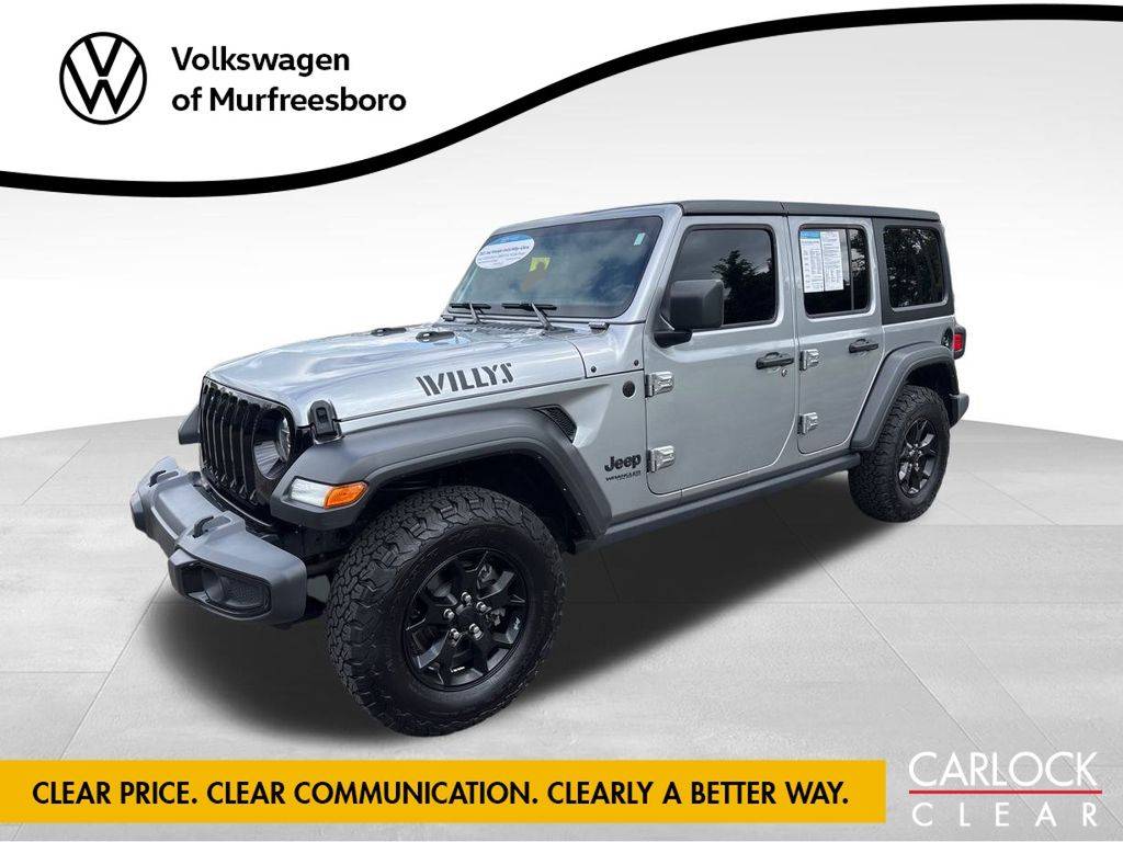 2021 Jeep Wrangler Willys — SUV — 43,150 mi — Murfreesboro, TN