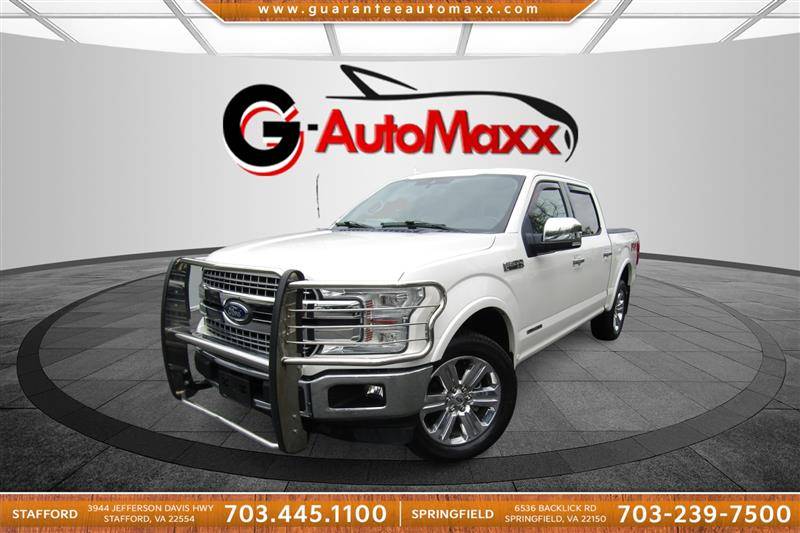 2018 Ford F-150 Lariat — Pickup Truck — 75,702 mi — Stafford, VA